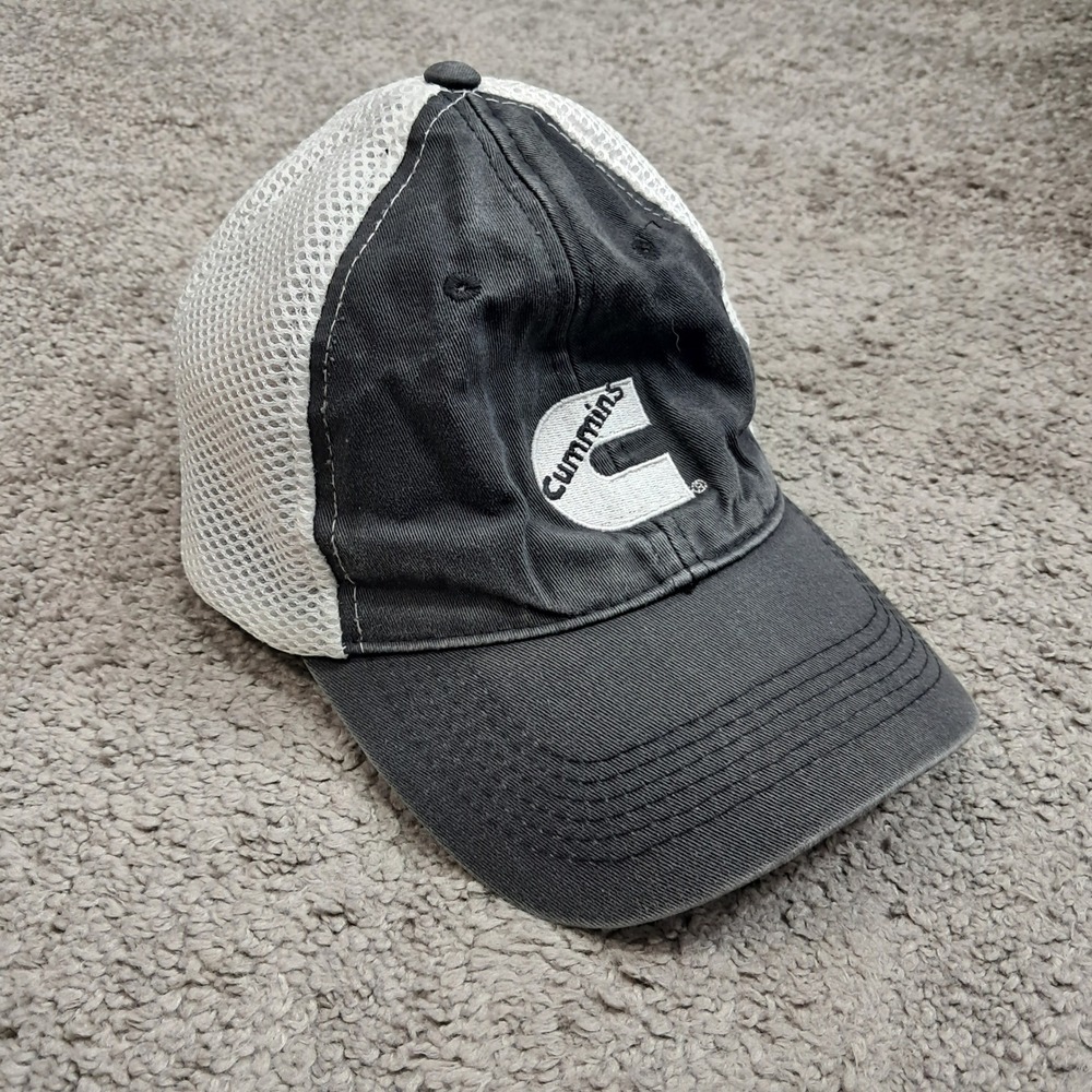 Cummins Diesel Engines Trucker Hat Grey White Mesh Adjustable Baseball‎ Cap H60